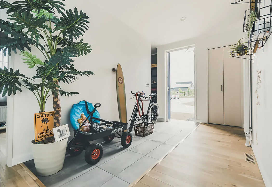 趣味をくらしの中心にした家