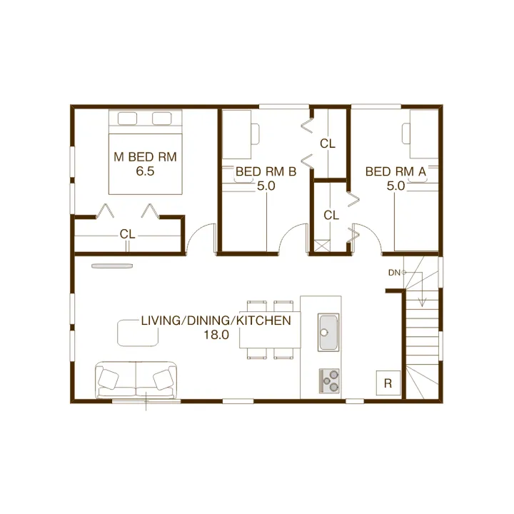 ガレージ プラン3