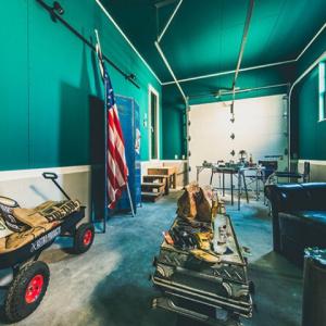 アメカジ工務店の仕様：ガレージ塗装